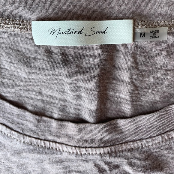 Mustard Seed Muscle Tank Top Size Medium - Picture 6 of 9